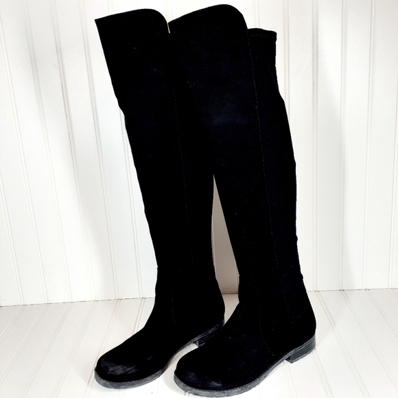 Unisa UnGillean Black Knee High Boots - Picture 2 of 11